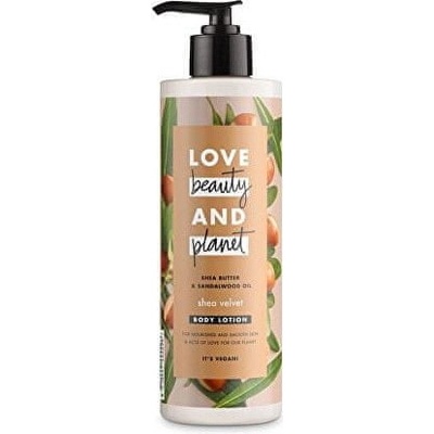 Love Beauty & Planet Shea Velvet výživné telové mlieko 400 ml