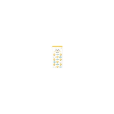Samolepicí enamelky Hello Sunshine 18ks (doodlebug) nezařazeno SCR6353