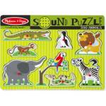 Melissa & Doug 10727 Zoo с животни пъзел със звуци (10727)