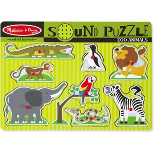 Melissa & Doug 10727 Zoo с животни пъзел със звуци (10727)