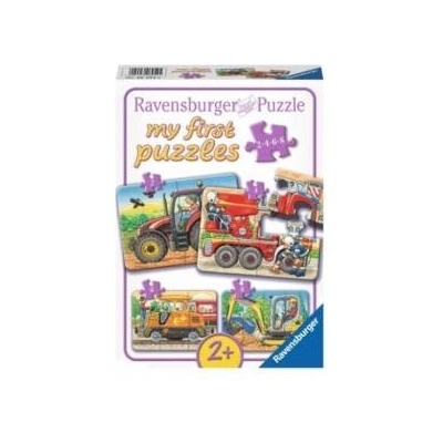 Ravensburger Puzzle 2-4-6-8 Elements At Work