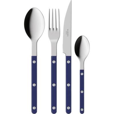 Sabre Paris Sada príborov Bistrot Brillant Navy Blue 4 ks