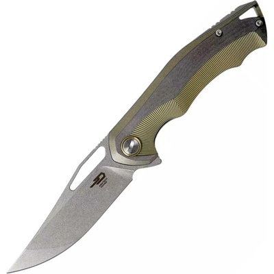 Bestech TERCEL CPM-S35VN, Stone Wash, Titan, Retro Gold BT1708A