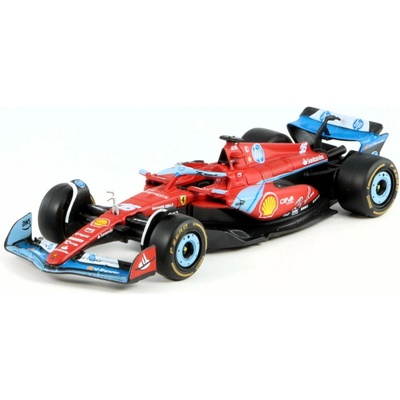 Bburago Ferrari F1 SF-24 16 Team Scuderia Miami GP 2024 1:43