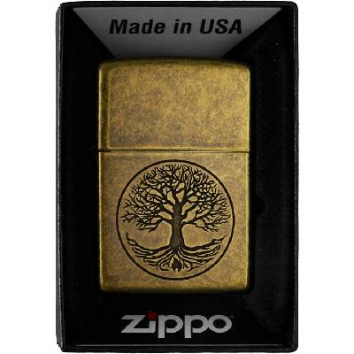 Zapaľovač Zippo Strom Života Antique Brass 60005187