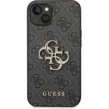 Image 1 of GUESS Гръб Guess PU 4G Metal Logo Case за iPhone 14 Plus - Сив