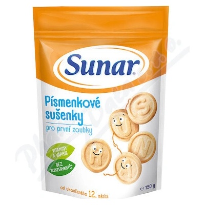 Sunar Písmenkové sušienky 150 g