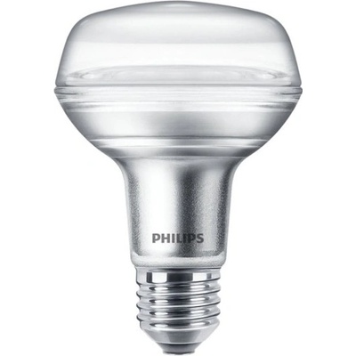 Philips LED žárovka E27 R80 4W 60W teplá bílá 2700K , reflektor