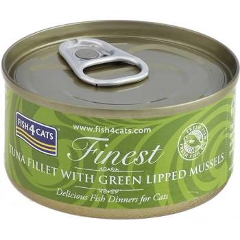 Fish4cats Finest Tuna & Green Lipped Mussel 70 g