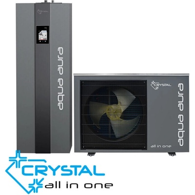 Инверторна термопомпа въздух-вода Crystal Aqua Aura II 9S All-In-One 250, монофазна (9S All-In-One 250)