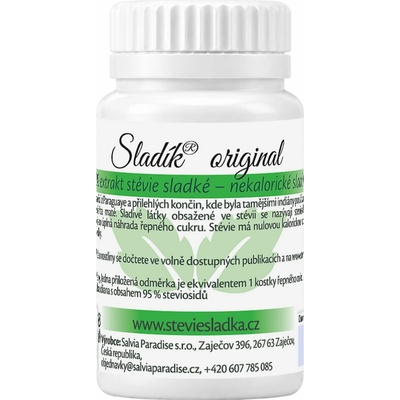Salvia Paradise Sladík 100% extrakt stévie sladké 20 g