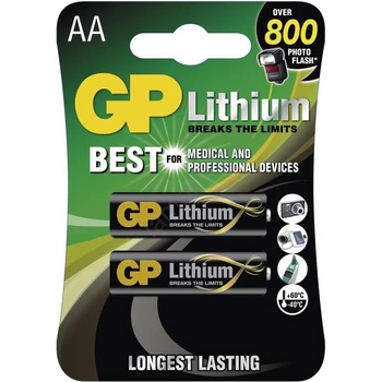 Image 1 of EMOS 2 бр. литиеви батерии aa gp lithium 1, 5v (ems064)