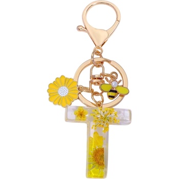 HARAHU Ключодържател Азбука - Т / Жълта kp37853 (37853)