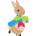 Orange Tree Toys Детски дървен пъзел Orange Tree Toys от 4 части - Зайчето Питър (OTT06708)