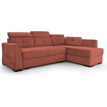 Мебели КАМБО Ъглов диван Сидни керемидено червен Marta-07