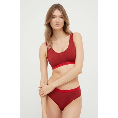 Calvin Klein Underwear Комплект сутиен и прашки Calvin Klein Underwear в червено (000QF7493E)