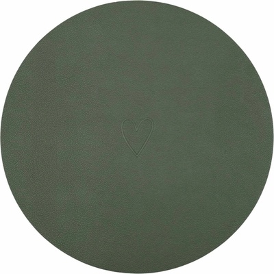 Eulenschnitt Oboustranné prostírání Heart Green zelená 35 cm
