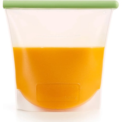 Lékué Чанта за съхранение на храна за многократна употреба 1, 5л, зелена, Lékué (LKE3400815B04U004)