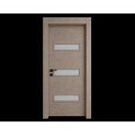 EUROSTILL Интериорна врата с каса EUROSTILL TORINO с остъкление TW 88x205 cm Дъб Гладстоун (DTTW20588G150H/S)