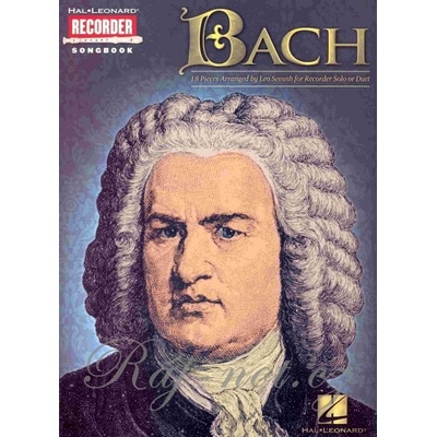 Recorder Songbook Bach Spevník Pre Zobcovú Flautu Sóla A Dueta Od 10,21 