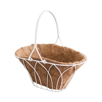 Image 1 of HORECANO Кокосова саксия кошница (cgf0428-12w) бяла (0197104)