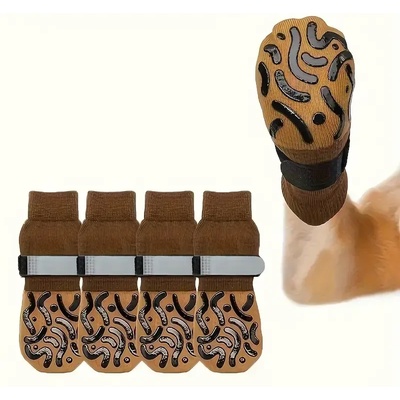 Tiger`s Heart Чорапи за куче, противоплъзгащи 4 броя