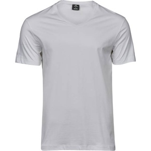 TEE JAYS Мъжка тениска с v-образно деколте tee jays tj8006 fashion sof tee - бяла xxxl (18800600113)