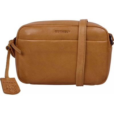Burkely dámská crossbody kožená kabelka Cinte koňak