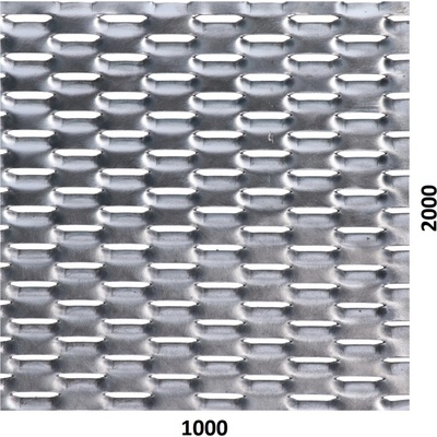 Ťahokov Zn 1000 x 2000 x 1,5 mm, oko 47 x 18 mm