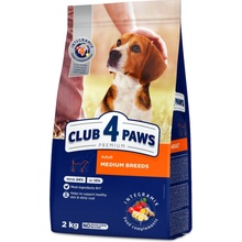 Club4Paws Premium pre dospelých psov stredných plemien 2 kg