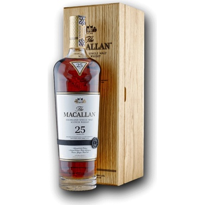 Macallan Sherry Oak Cask 25y 43% 0,7 l (drevená kazeta)