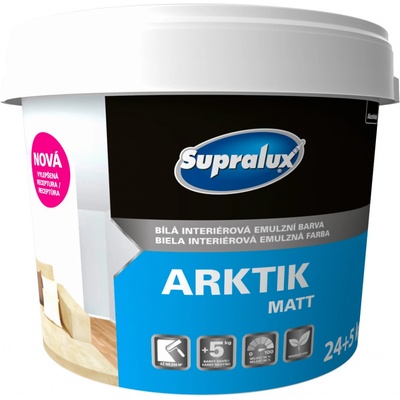 DULUX Supralux Arktik mat 29 kg Biela