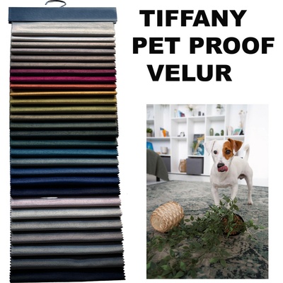 Vzorkovník velúrových látok Tiffany