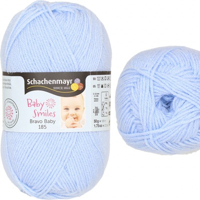 Schachenmayr Baby smiles - bravo baby 185 - dětská, akryl Baby smiles - bravo baby: 1054 Světle modrá