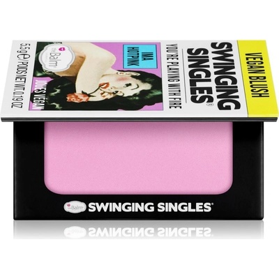 theBalm Swinging Singles Blush kompaktná lícenka Ima Hotpink 5,5 g