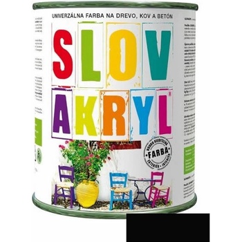 Slovakryl 0199 5kg - čierny