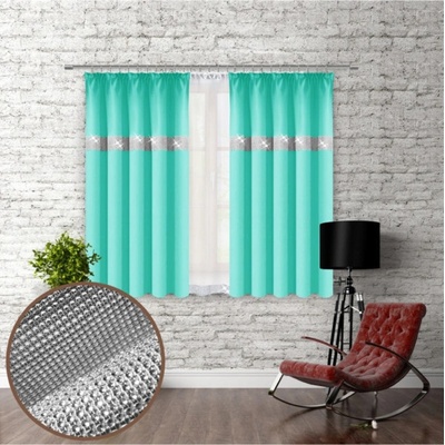 Mondo Italia Záves na riasiacej páske so zirkónmi 140x160 cm pistácia Zelená 140x160 cm