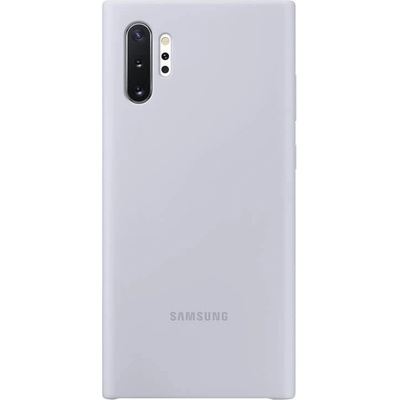 Samsung Silicone Cover Case EF-PN975TS - оригинален силиконов кейс за Samsung Galaxy Note 10 Plus (сребрист)