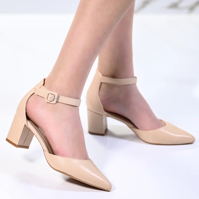 Xcess Елегантни дамски обувки C5730-3 Beige