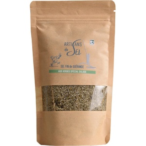 Artisans du Sel‍ Фина сол от Геранд с билки (за овкусяване салати и ястия) 200 g | Artisans du Sel‍ (002114 (RT01) ART DU SEL)