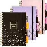 Pukka Pad Спирална тетрадка, B5, с правила, 100 страници, PUKKA PAD "Rochelle & Jess Project Book", смесен цвят 9447-ROC (9447-ROC)