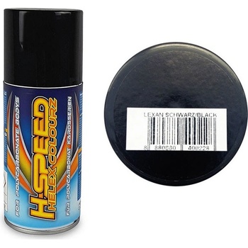 HSP H-Speed barva ve spreji 150ml černá S002