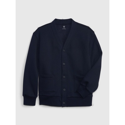 GAP 735353-00 dětský kardigan na zapínání tmavě modrá