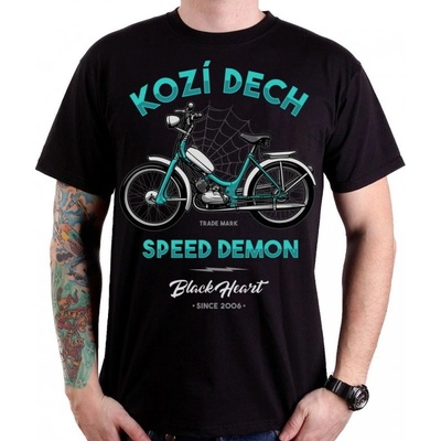 Black Heart tričko Kozí dych čierne
