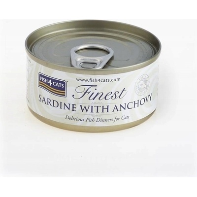Fish4Cats Finest sardinkou a ančovičkami 70 g
