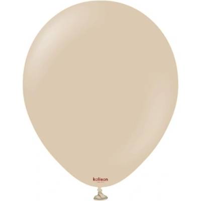 Kalisan Balloons Balonky světle hnědé, Standard Hazelnut 13 cm 5"