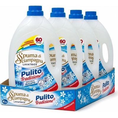 Spuma di Sciampagna prací gel Pulito e Tradizione Marseille 4 x 3 l 60 PD
