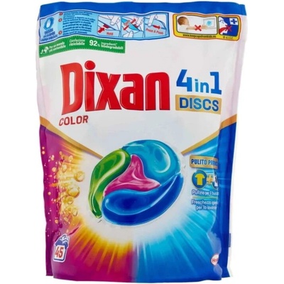 Dixan Color 4v1 prací kapsuly 45 PD