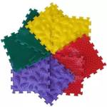 Ortho Puzzle Орто пъзел: комплект ортопедични масажни постелки, 8 части - Forest
