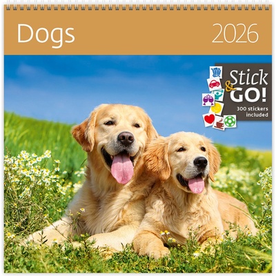 Dogs nástěnný 2026